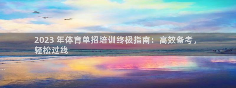 焦点娱乐怎么找客服：2023 年体育单招培训终极指南